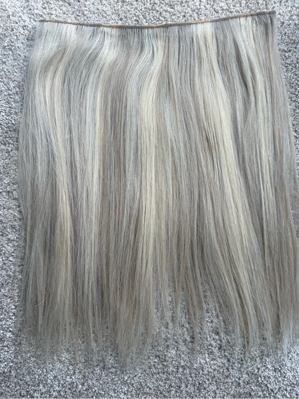 Ash Blonde Seamless halo wire for Natural Volume! 16 inches long!